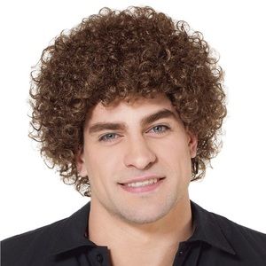 Brown Curly Wig